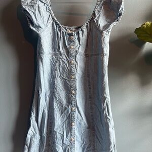 Madewell Light Blue Denim Blouse